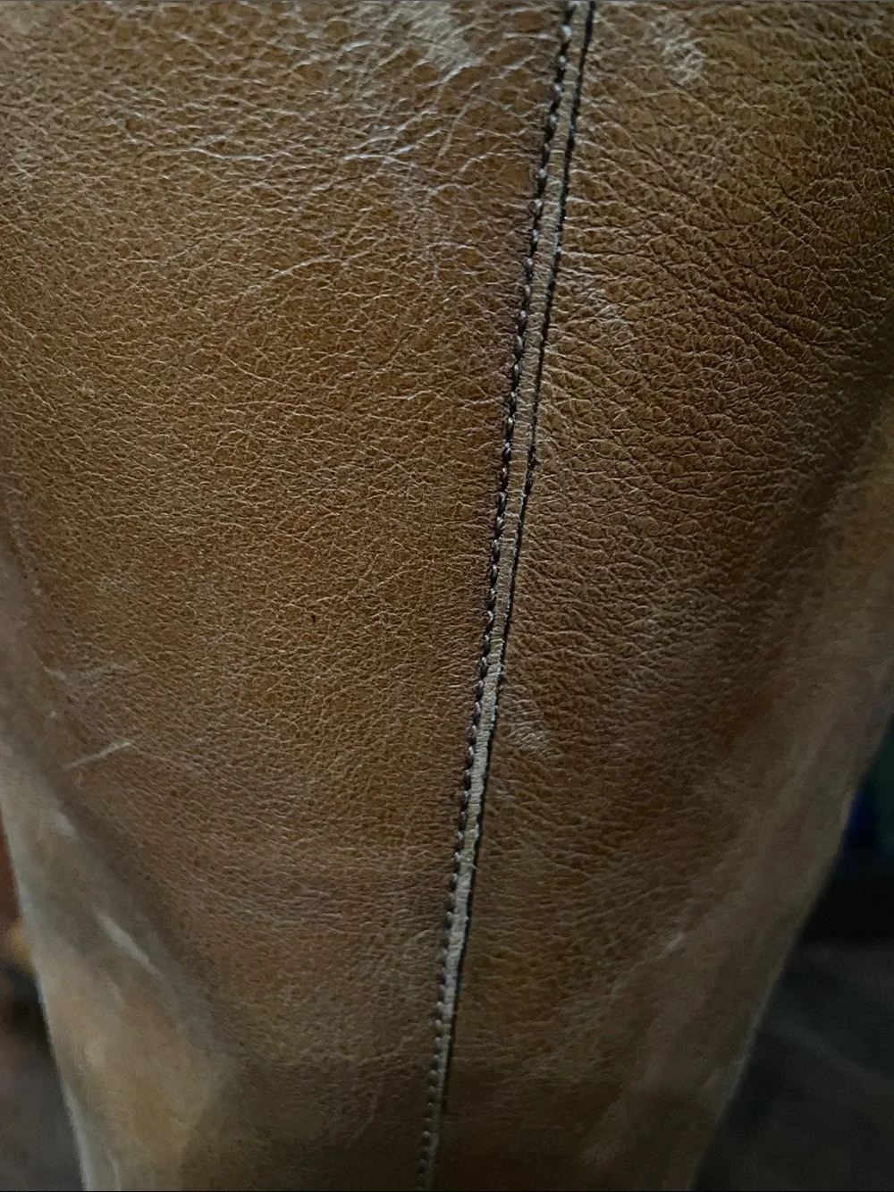 Franco Sarto Brown Over-the-Knee Wide Calf Leather Boots